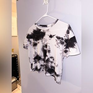 S zara acid wash t-shirt